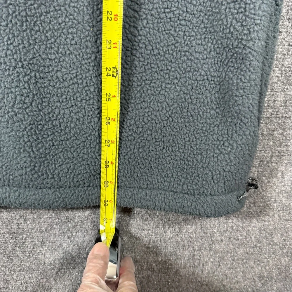 Eddie Bauer EBTEK High Pile Sherpa Fleece Crewneck Sweater Dark Gray Mens Large